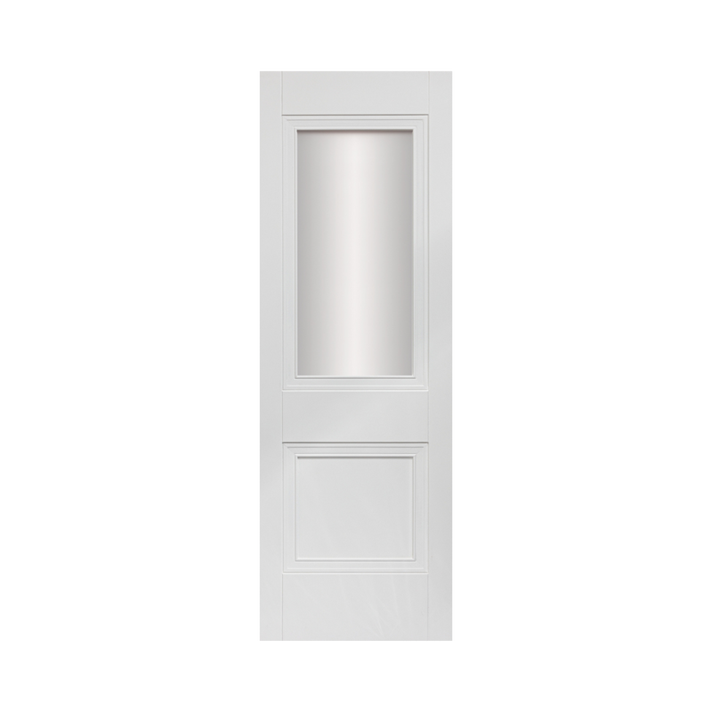 SEADEC Darwin White 1 Panel & 1 Glass Clear Glass White Primed (42mm) - DOOR Dynamite Hardware