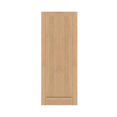 SEADEC Hampton Oak Natural 1 Panel Shaker Panelled Door Oak (44MM) - DOOR Dynamite Hardware