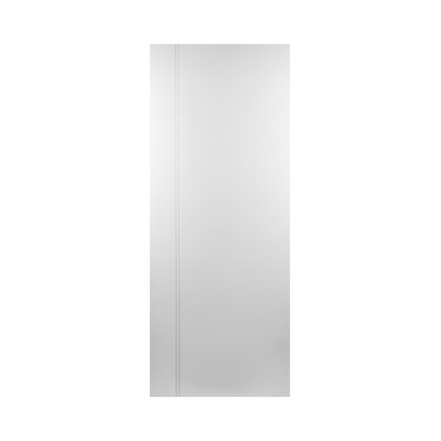 SEADEC Idaho White 2 Vertical Lines White Primed Design (44MM) - DOOR Dynamite Hardware