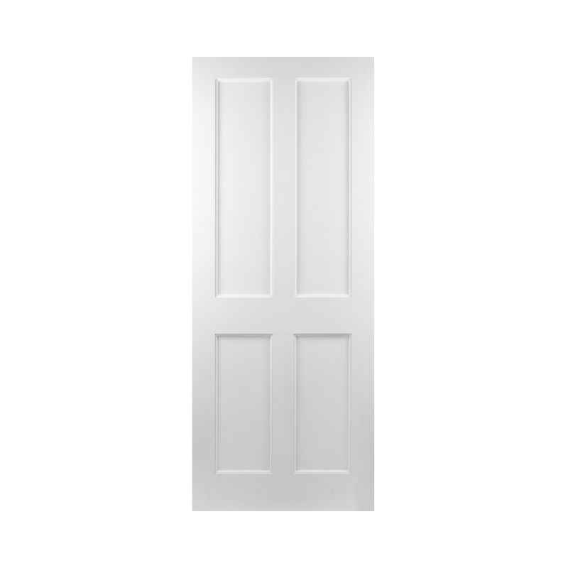 SEADEC Kingscourt 4 Panel Panelled Door White Primed (42MM) - DOOR Dynamite Hardware