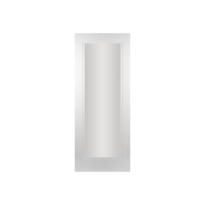 SEADEC Madison White 1 Panel Shaker Stepped Clear (42MM) - DOOR Dynamite Hardware