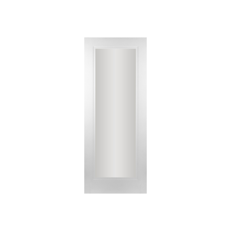 SEADEC Madison White 1 Panel Shaker Stepped Clear (42MM) - DOOR Dynamite Hardware