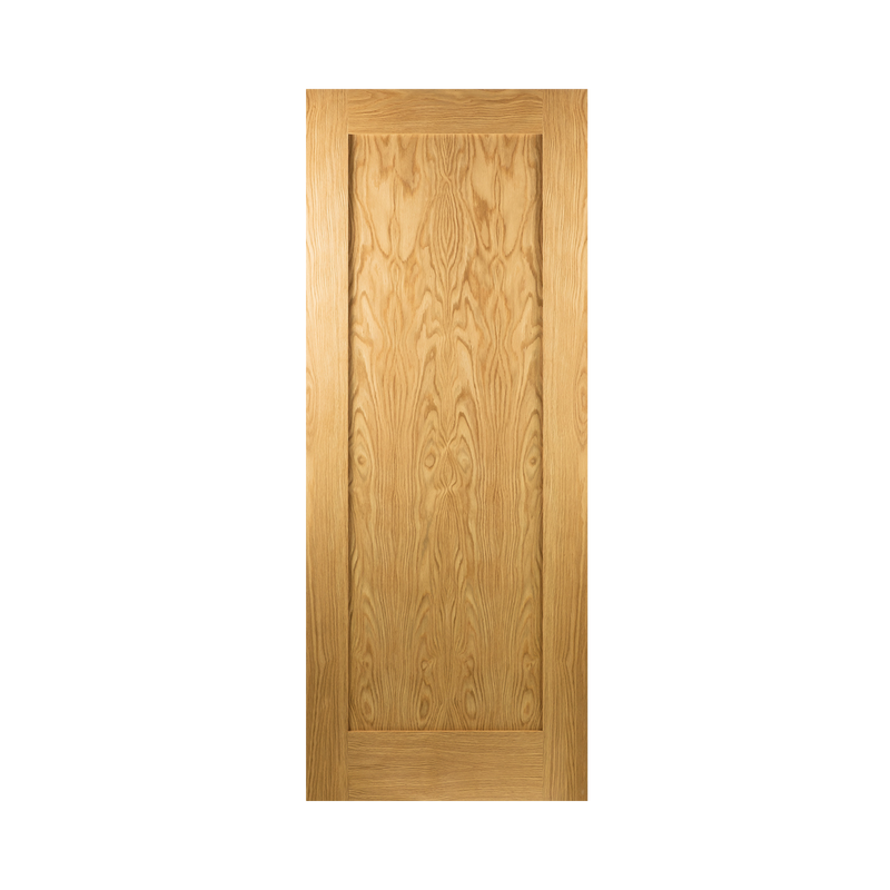 SEADEC Hampton Oak 1 Panel Shaker Panelled Door Oak (44MM) - DOOR Dynamite Hardware