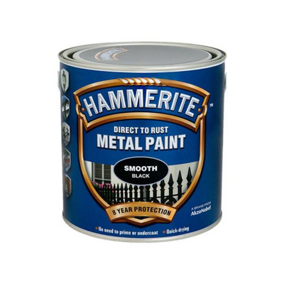 HAMMERITE METAL PAINT SMOOTH BLACK 2.5L - Dynamite Hardware