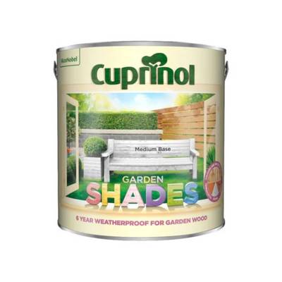 CUPRINOL GARDEN SHADES MEDIUM BASE 2.5L - Dynamite Hardware