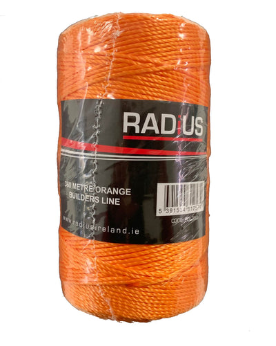 Radius Orange Builders Line 360 Metre - Rope & Line Dynamite Hardware