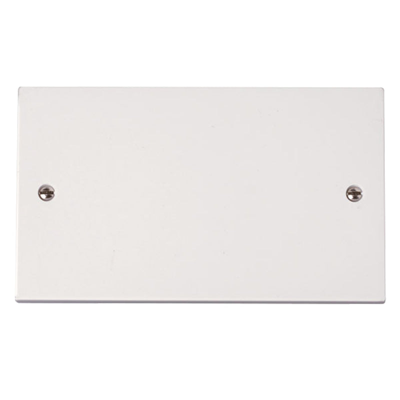 Sasta 2 Gang Blank Plate - Electrical Dynamite Hardware