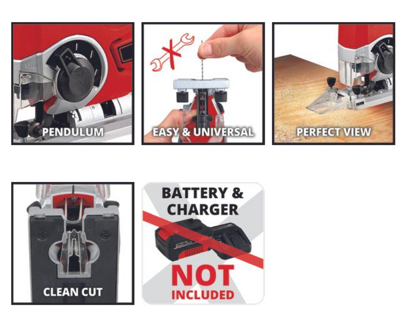 Einhell Power X-Change 18V Cordless Jigsaw - Bare - Dynamite Hardware