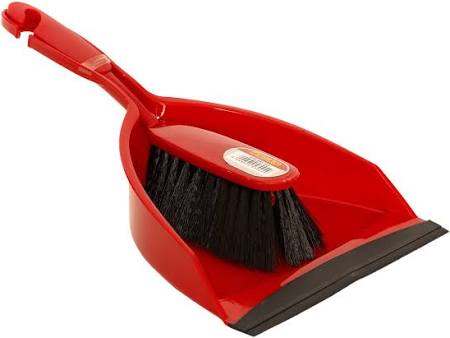 DUSTPAN SET - BURGUNDY