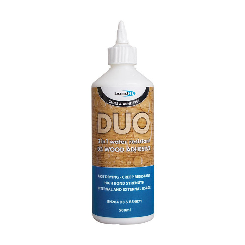 BOND-IT DUO 2 IN 1 WOODGLUE 500ML - Dynamite Hardware